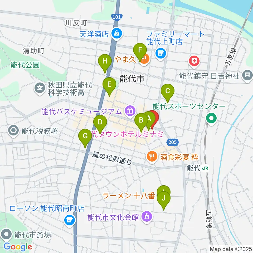 アサヒ楽器周辺の駐車場・コインパーキング一覧地図
