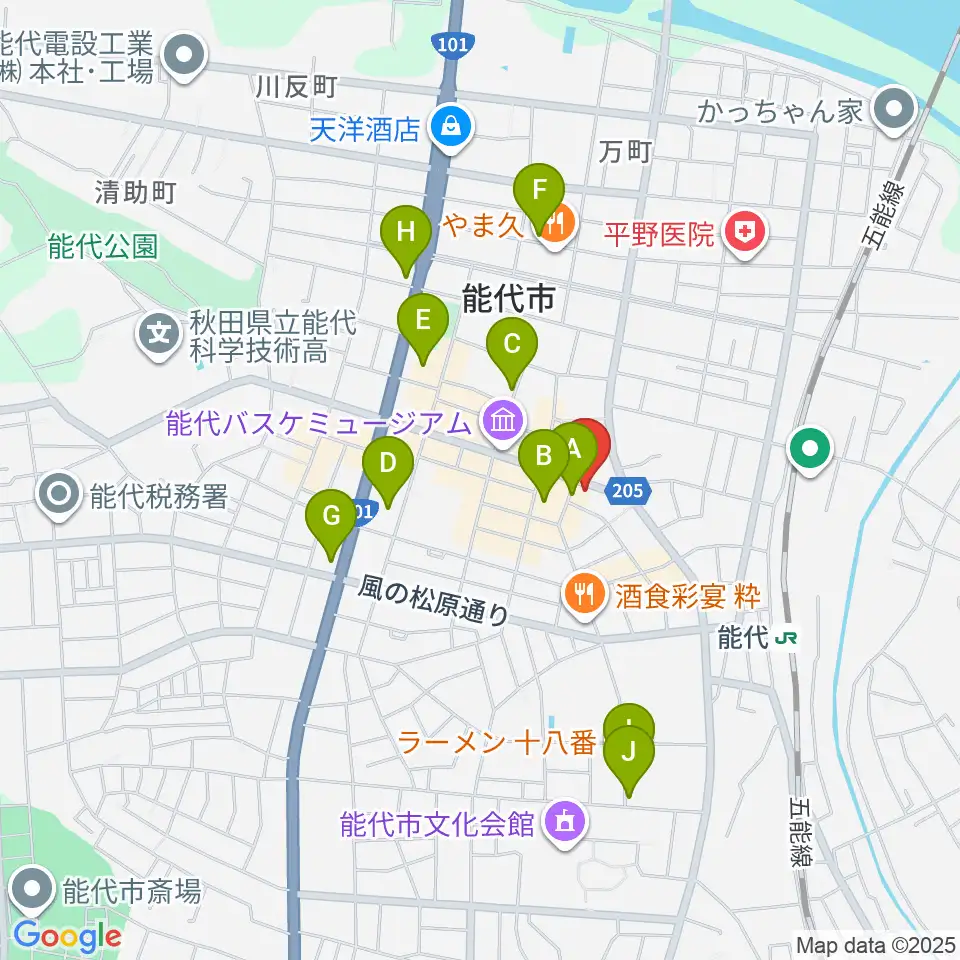アサヒ楽器周辺の駐車場・コインパーキング一覧地図
