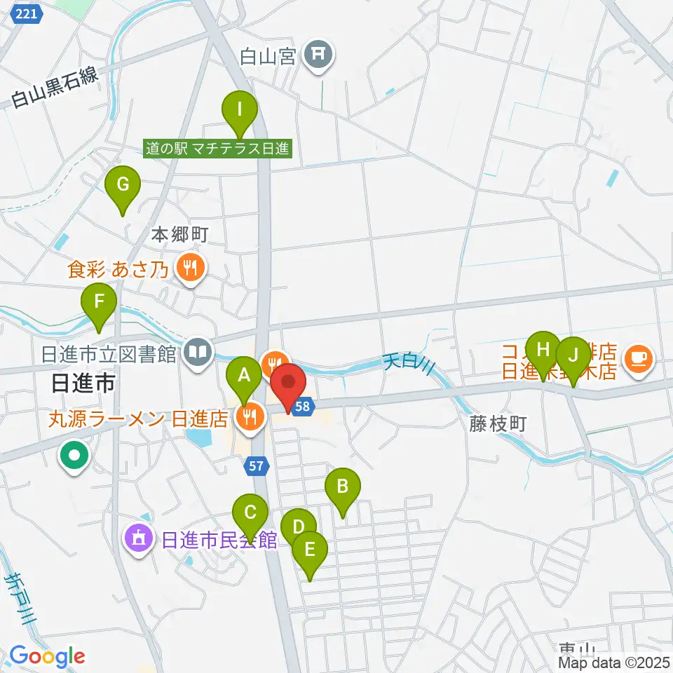 J’z Studio West周辺の駐車場・コインパーキング一覧地図