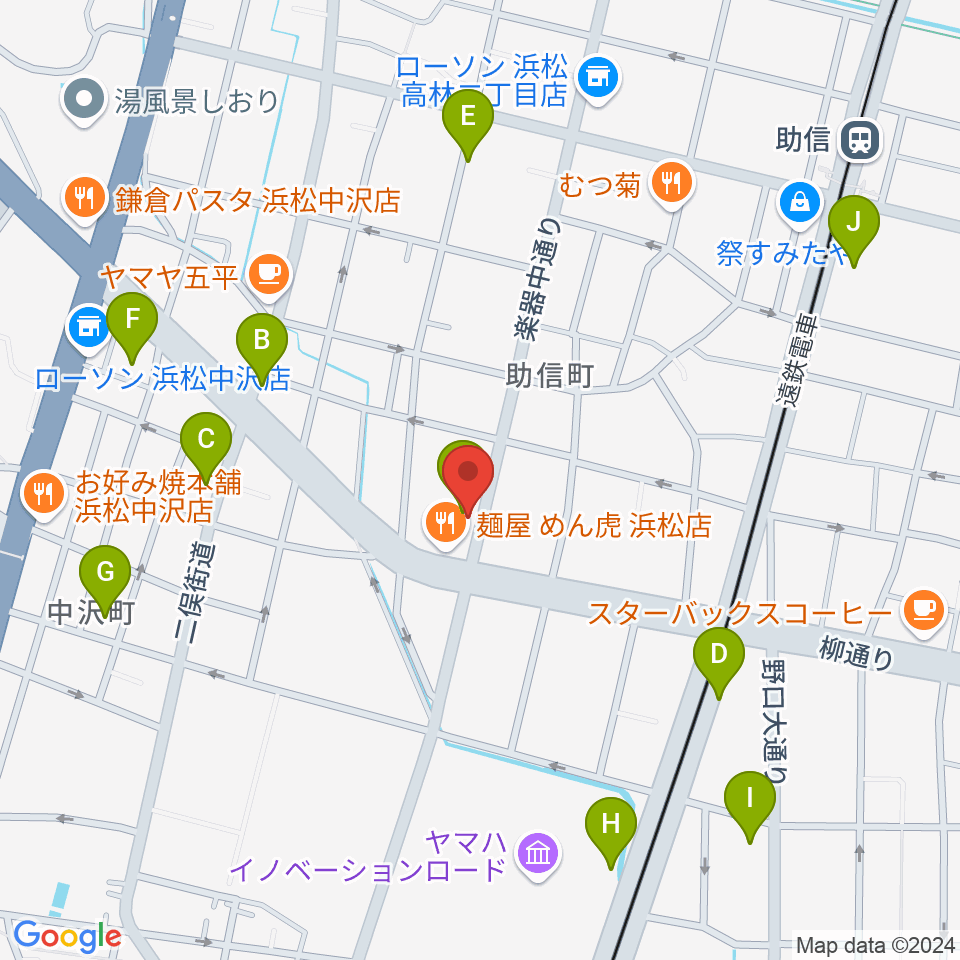 森といずみ周辺の駐車場・コインパーキング一覧地図