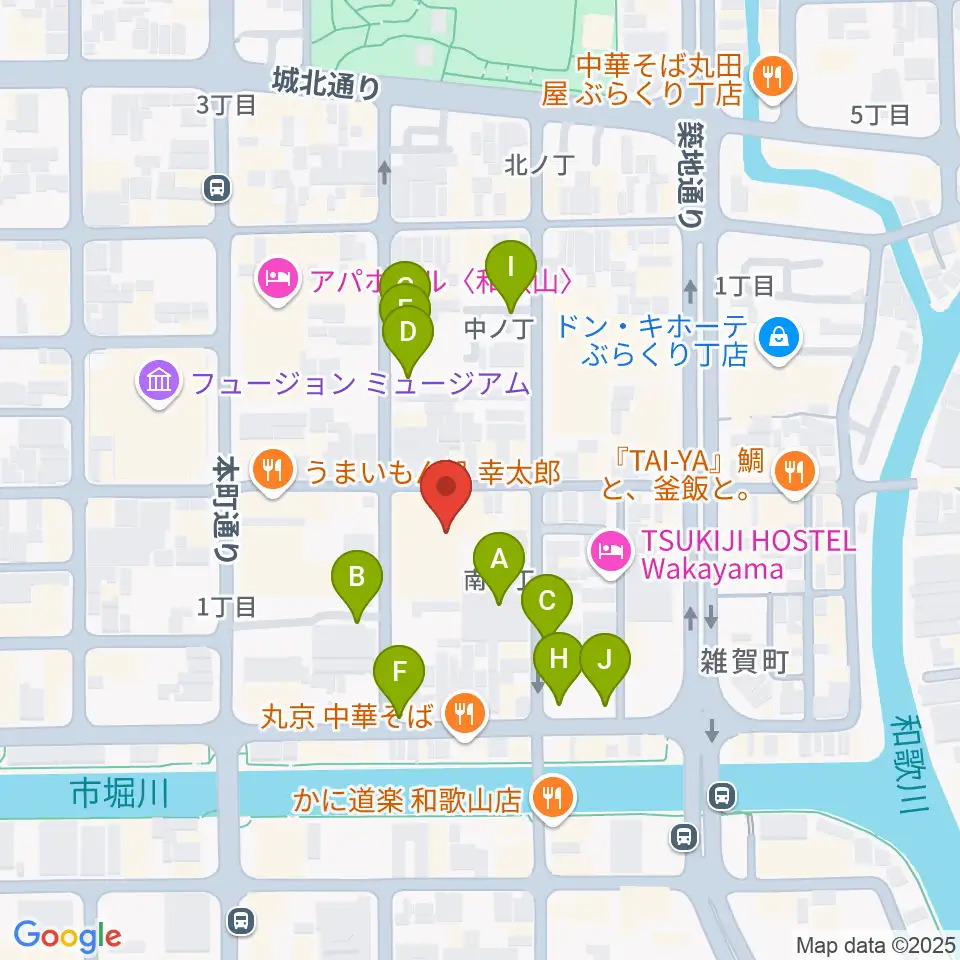 LIVE SPACE MOMENTS周辺の駐車場・コインパーキング一覧地図