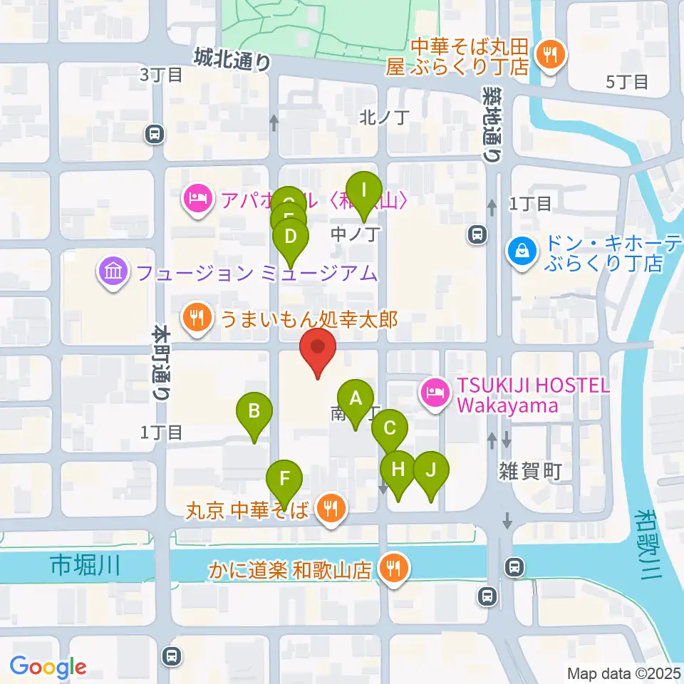 LIVE SPACE MOMENTS周辺の駐車場・コインパーキング一覧地図