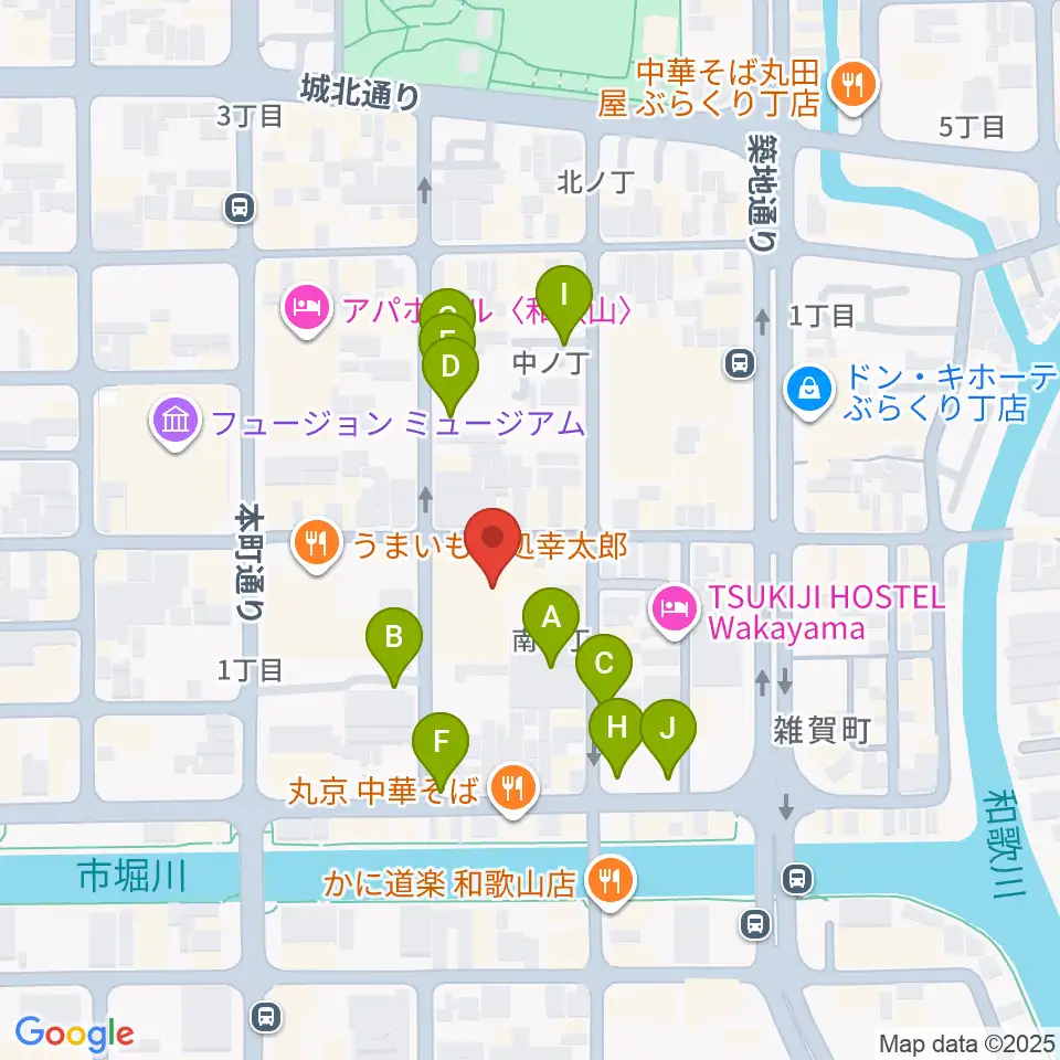 LIVE SPACE MOMENTS周辺の駐車場・コインパーキング一覧地図