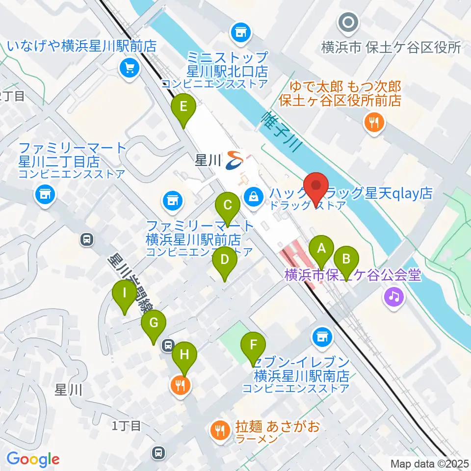 東京音楽学院 横浜星川駅前校周辺の駐車場・コインパーキング一覧地図