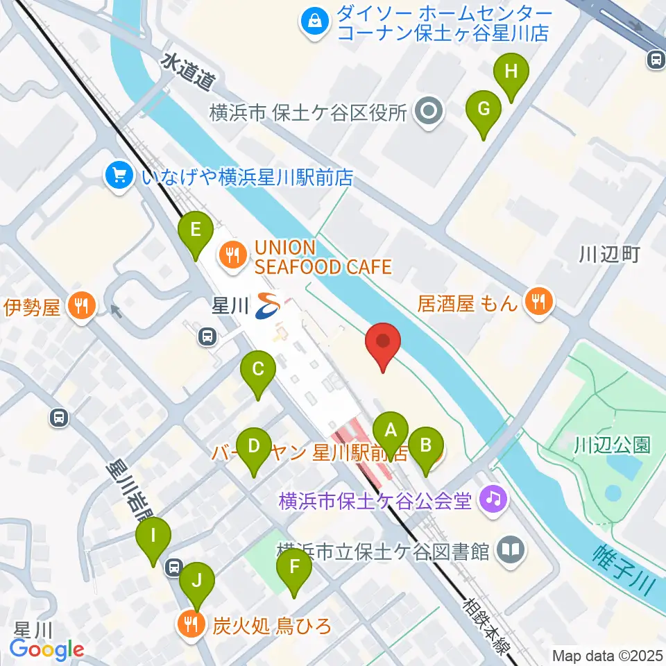 東京音楽学院 横浜星川駅前校周辺の駐車場・コインパーキング一覧地図