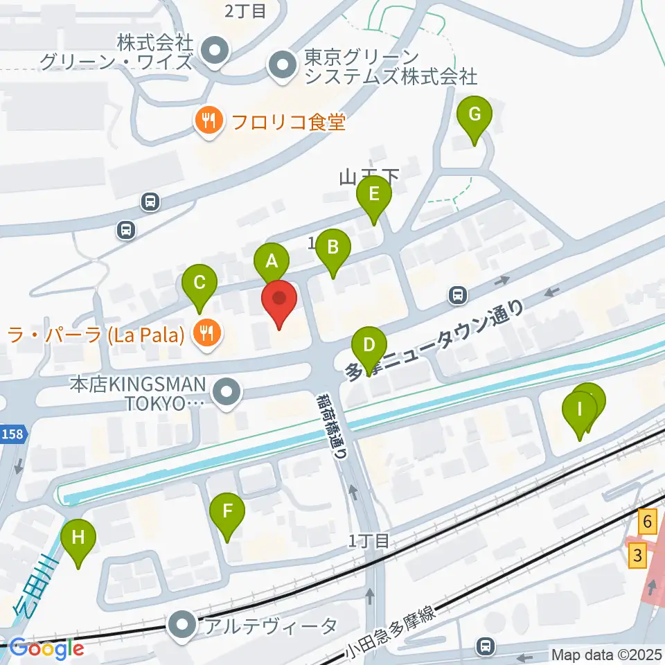 スタジオAnida周辺の駐車場・コインパーキング一覧地図