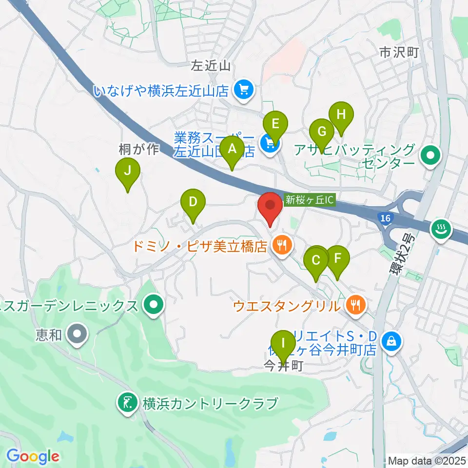 山響楽器店 美立橋教室周辺の駐車場・コインパーキング一覧地図