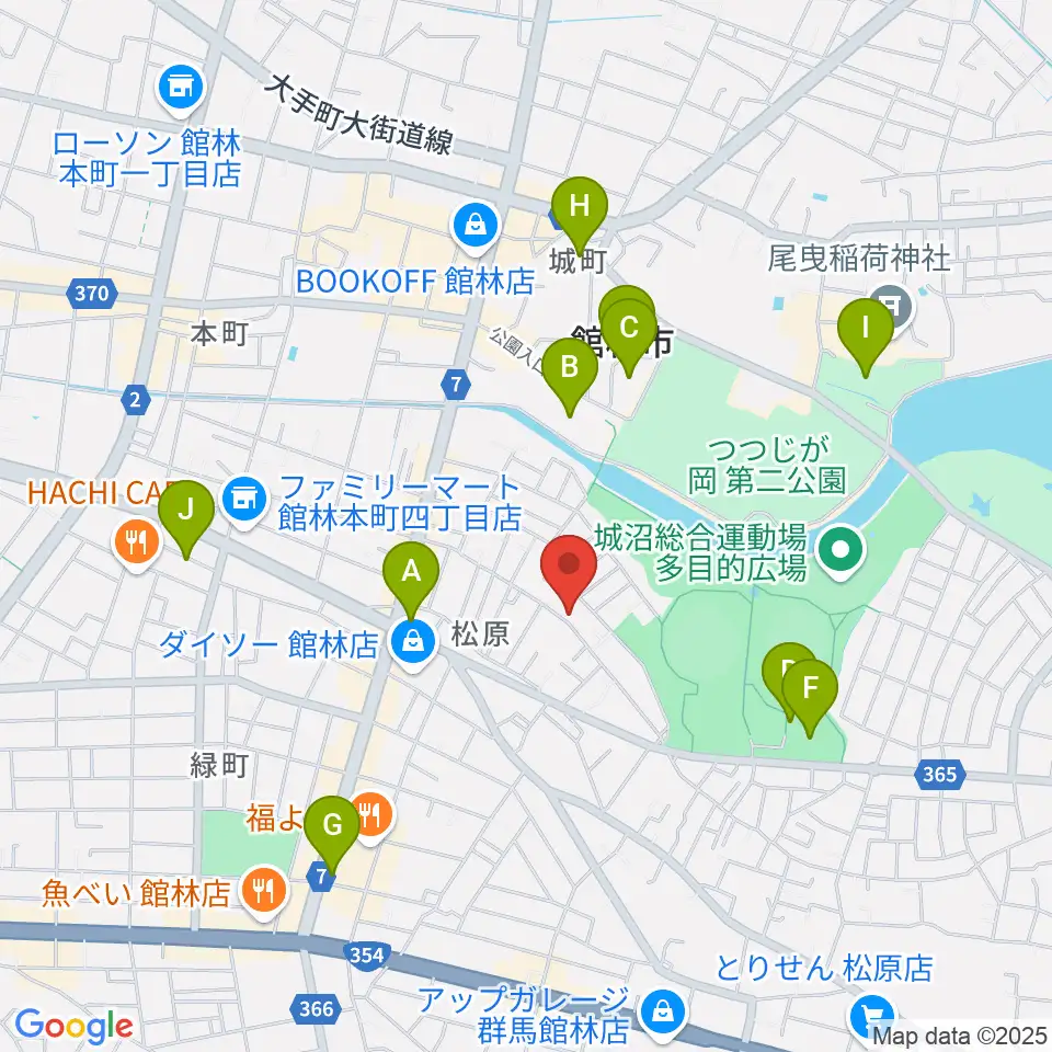 オトワ楽器 ハミングパーク松原周辺の駐車場・コインパーキング一覧地図