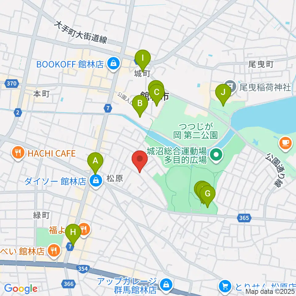 オトワ楽器 ハミングパーク松原周辺の駐車場・コインパーキング一覧地図