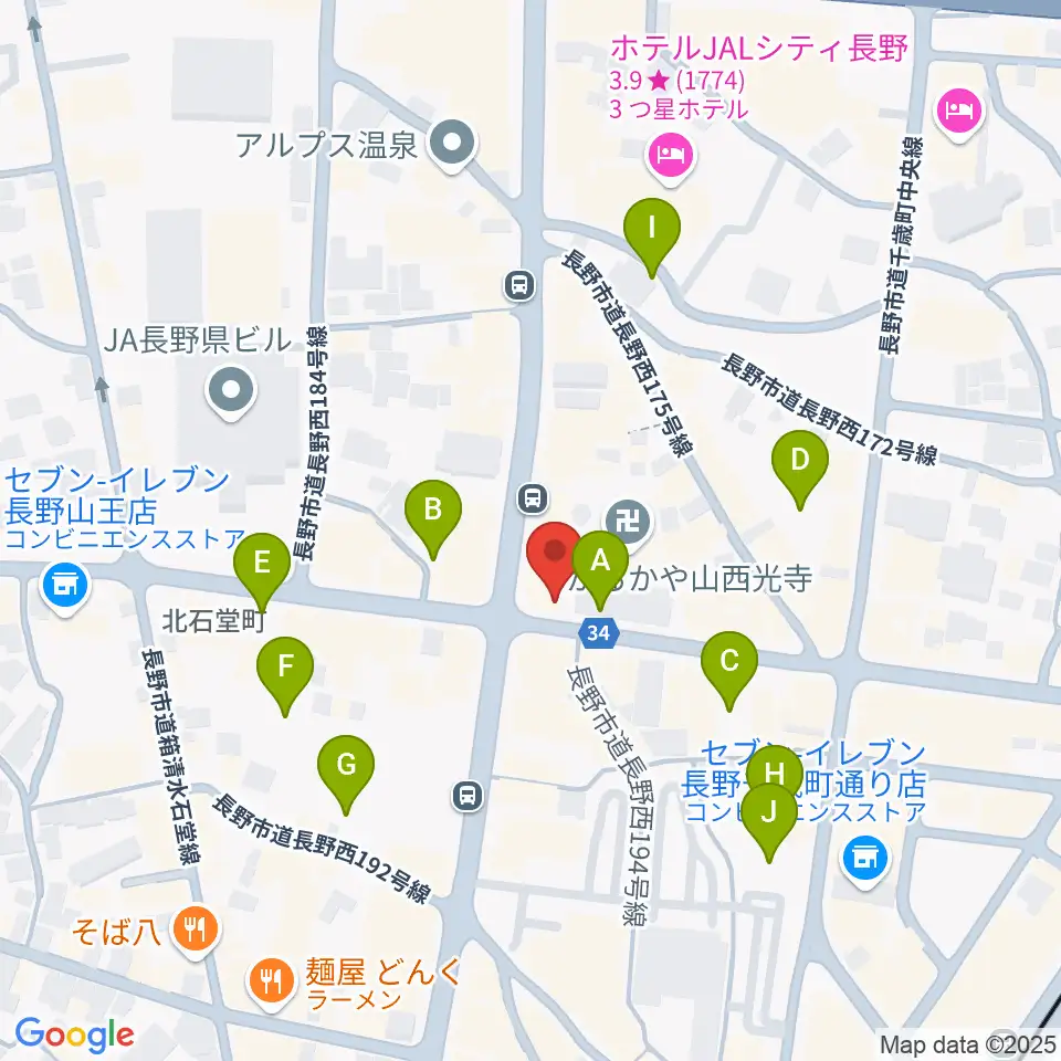 INDIA live the SKY周辺の駐車場・コインパーキング一覧地図
