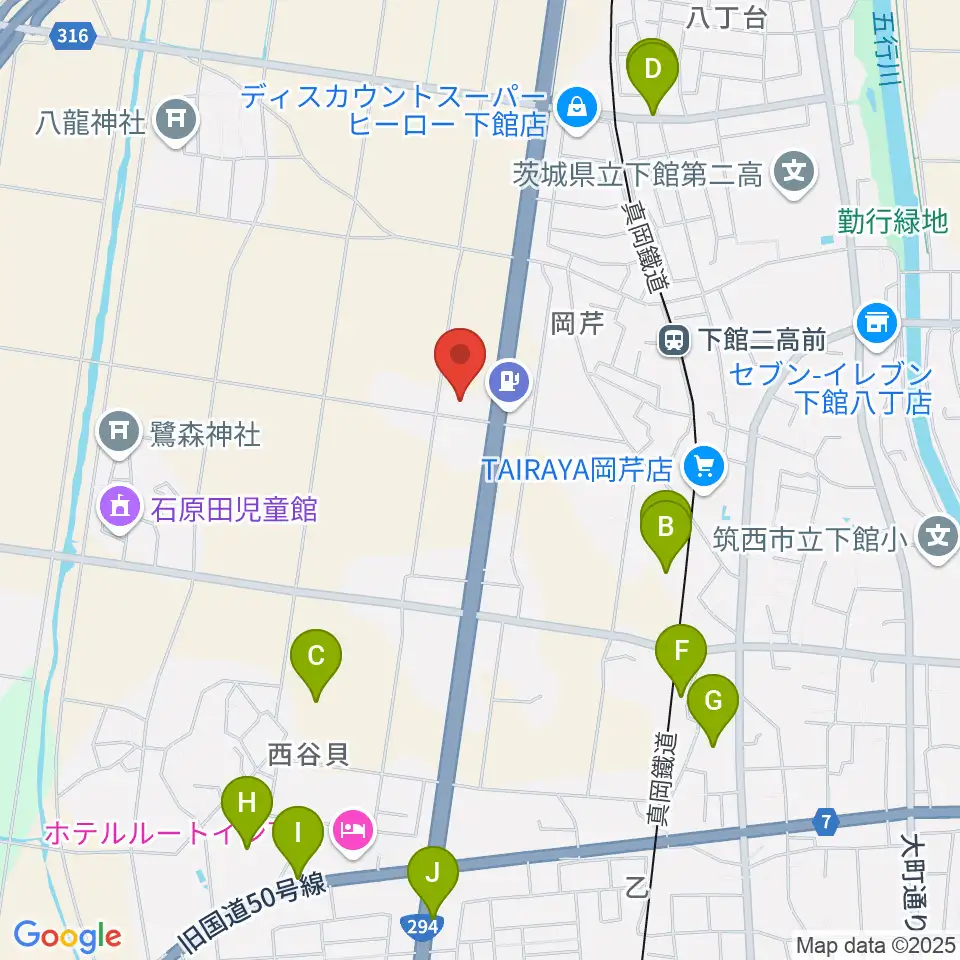 マルシン楽器 音楽教室周辺の駐車場・コインパーキング一覧地図