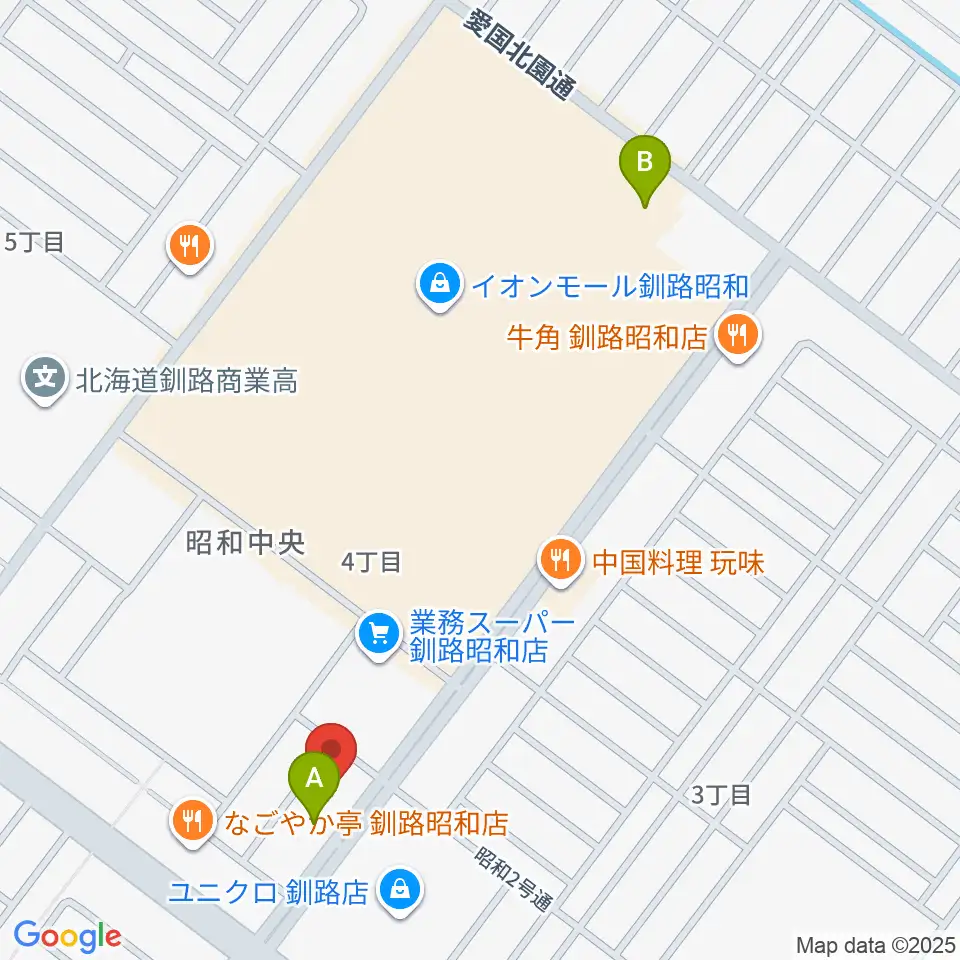 エルム楽器 昭和センター周辺の駐車場・コインパーキング一覧地図