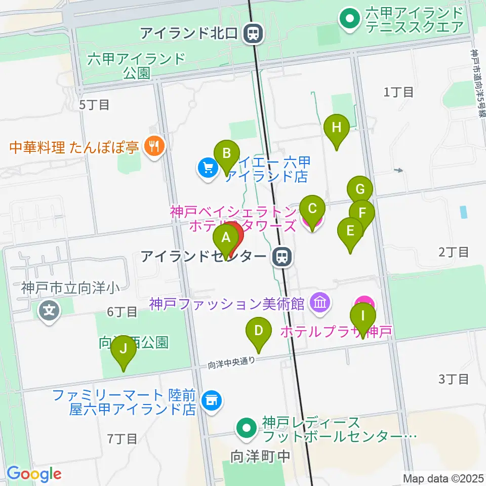 神戸ファッションマート周辺の駐車場・コインパーキング一覧地図