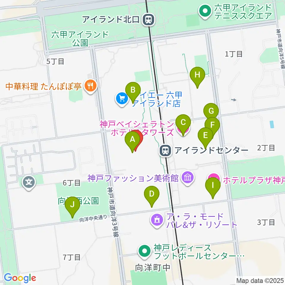 神戸ファッションマート周辺の駐車場・コインパーキング一覧地図