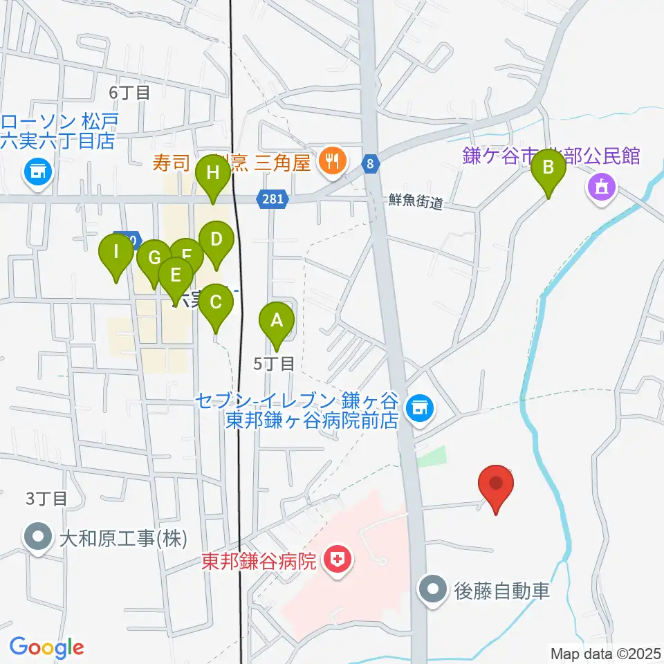 三好ギター教室周辺の駐車場・コインパーキング一覧地図