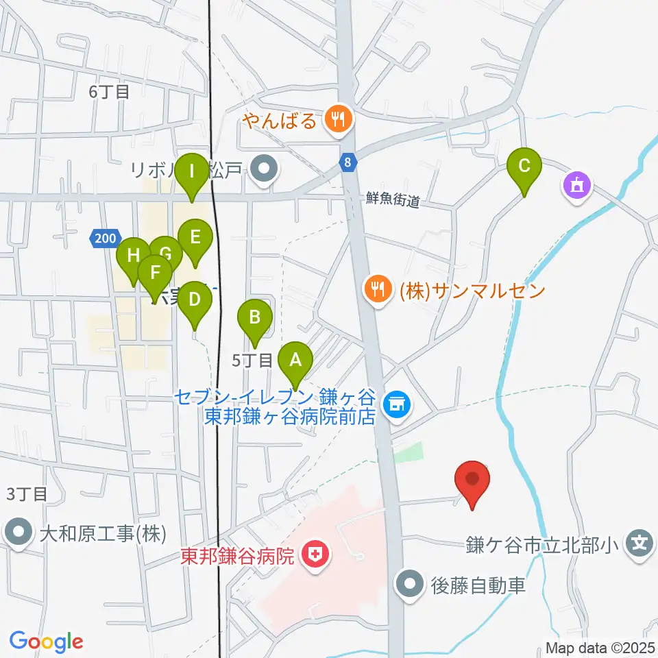 三好ギター教室周辺の駐車場・コインパーキング一覧地図