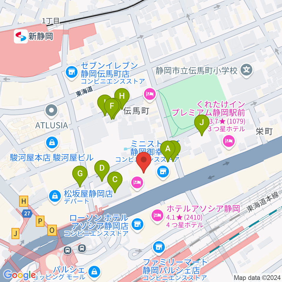 サールナートホール周辺の駐車場・コインパーキング一覧地図