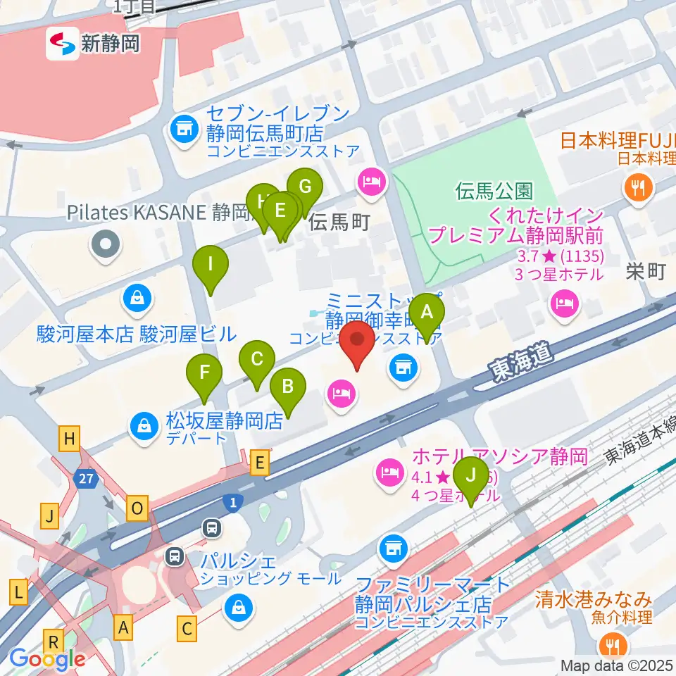 サールナートホール周辺の駐車場・コインパーキング一覧地図
