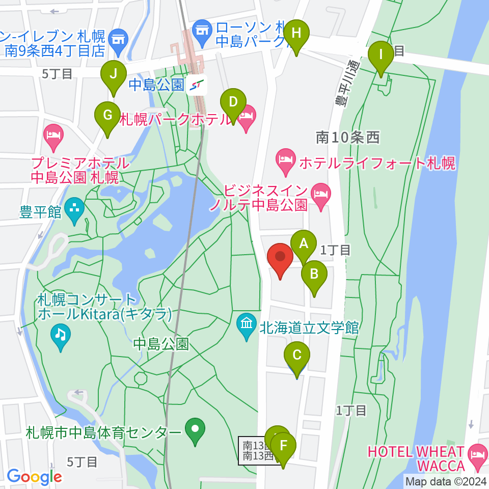 扇谷記念スタジオ・シアターZOO周辺の駐車場・コインパーキング一覧地図