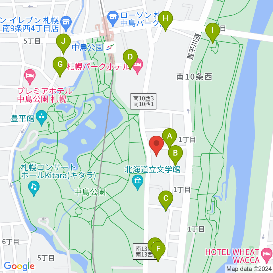 扇谷記念スタジオ・シアターZOO周辺の駐車場・コインパーキング一覧地図