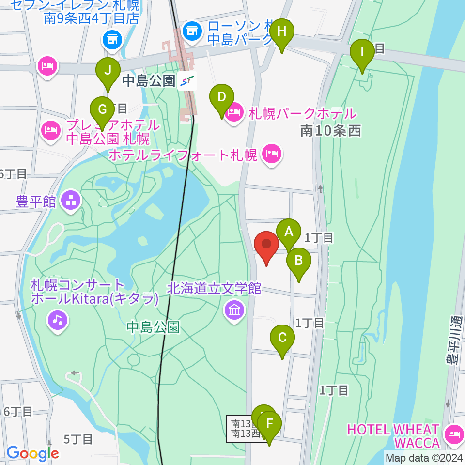 扇谷記念スタジオ・シアターZOO周辺の駐車場・コインパーキング一覧地図