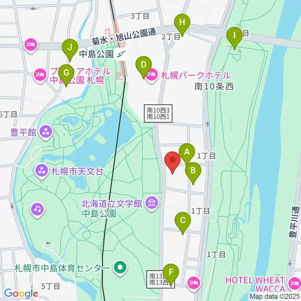 扇谷記念スタジオ・シアターZOO周辺の駐車場・コインパーキング一覧地図