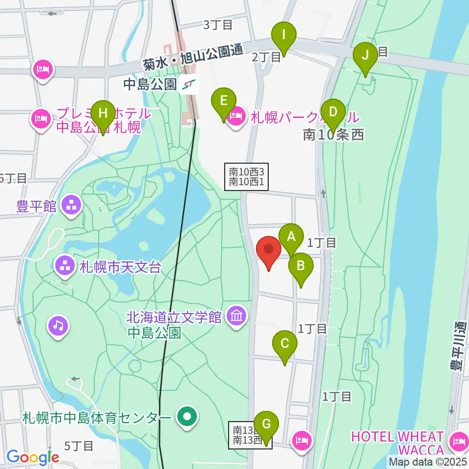 扇谷記念スタジオ・シアターZOO周辺の駐車場・コインパーキング一覧地図
