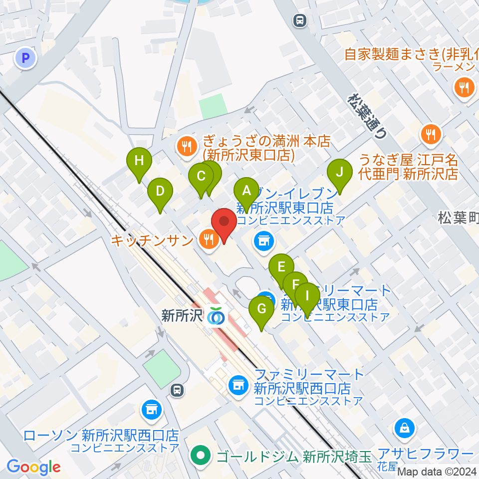 空の上の音楽教室周辺の駐車場・コインパーキング一覧地図