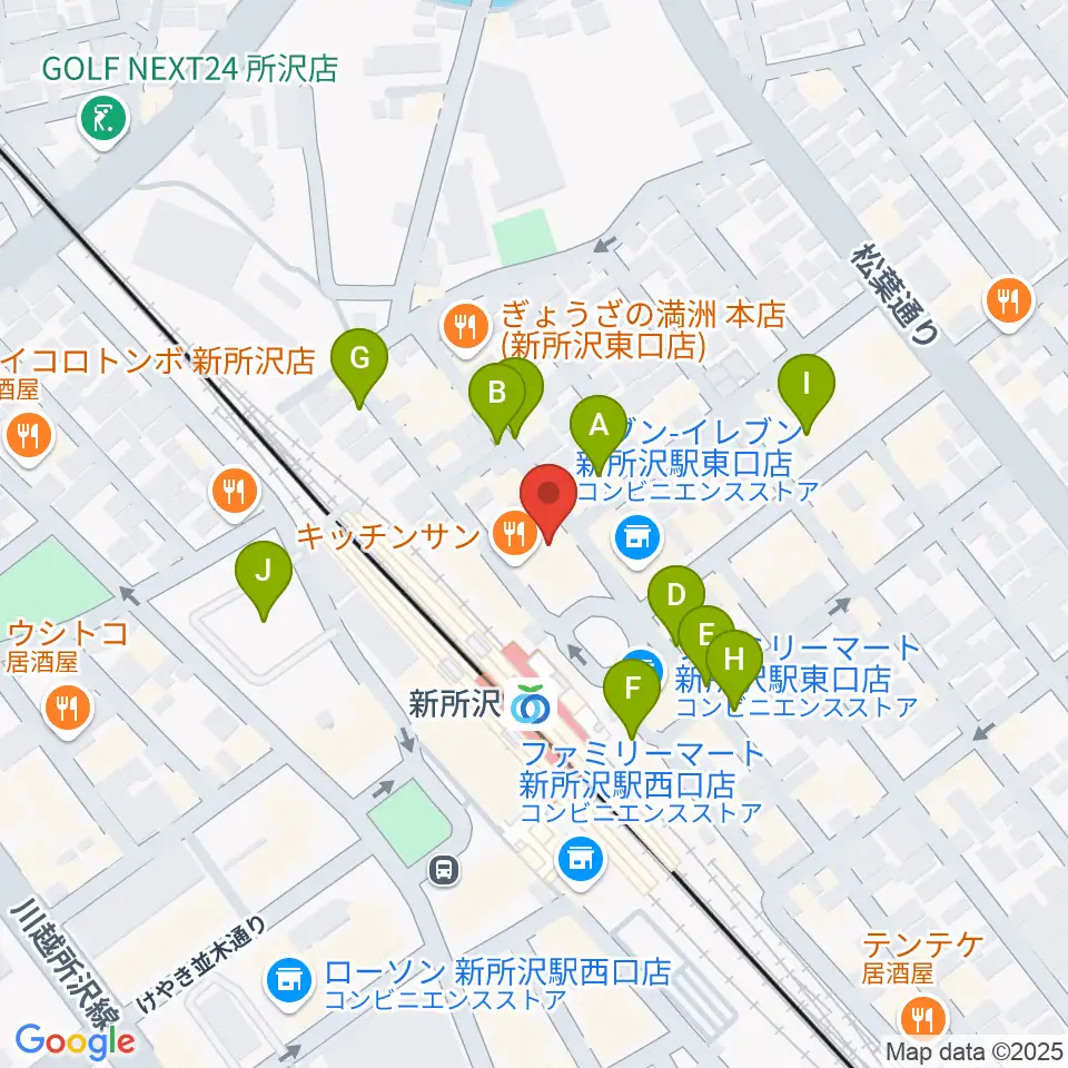 空の上の音楽教室周辺の駐車場・コインパーキング一覧地図