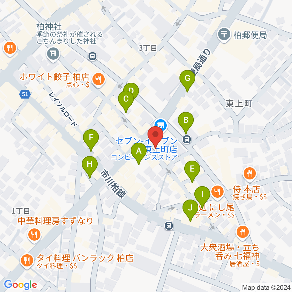 DOMe柏周辺の駐車場・コインパーキング一覧地図