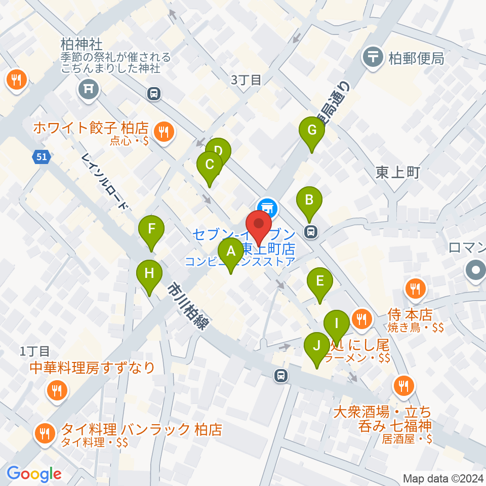 DOMe柏周辺の駐車場・コインパーキング一覧地図