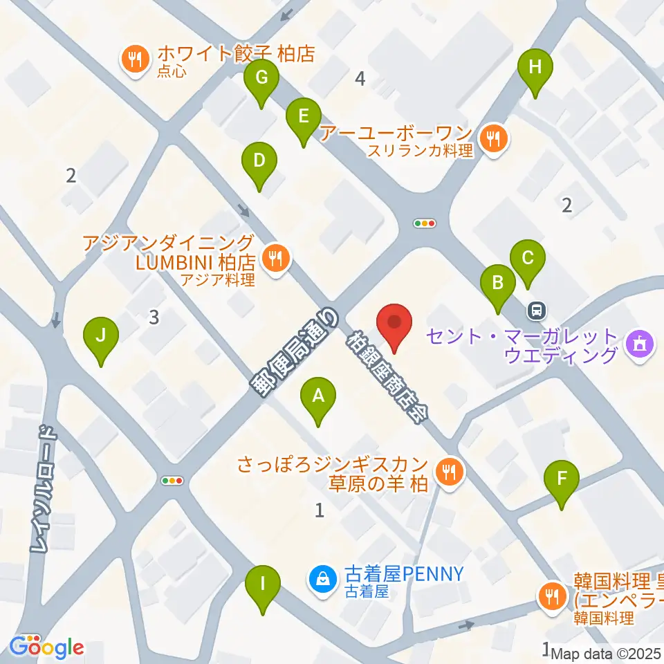 DOMe柏周辺の駐車場・コインパーキング一覧地図