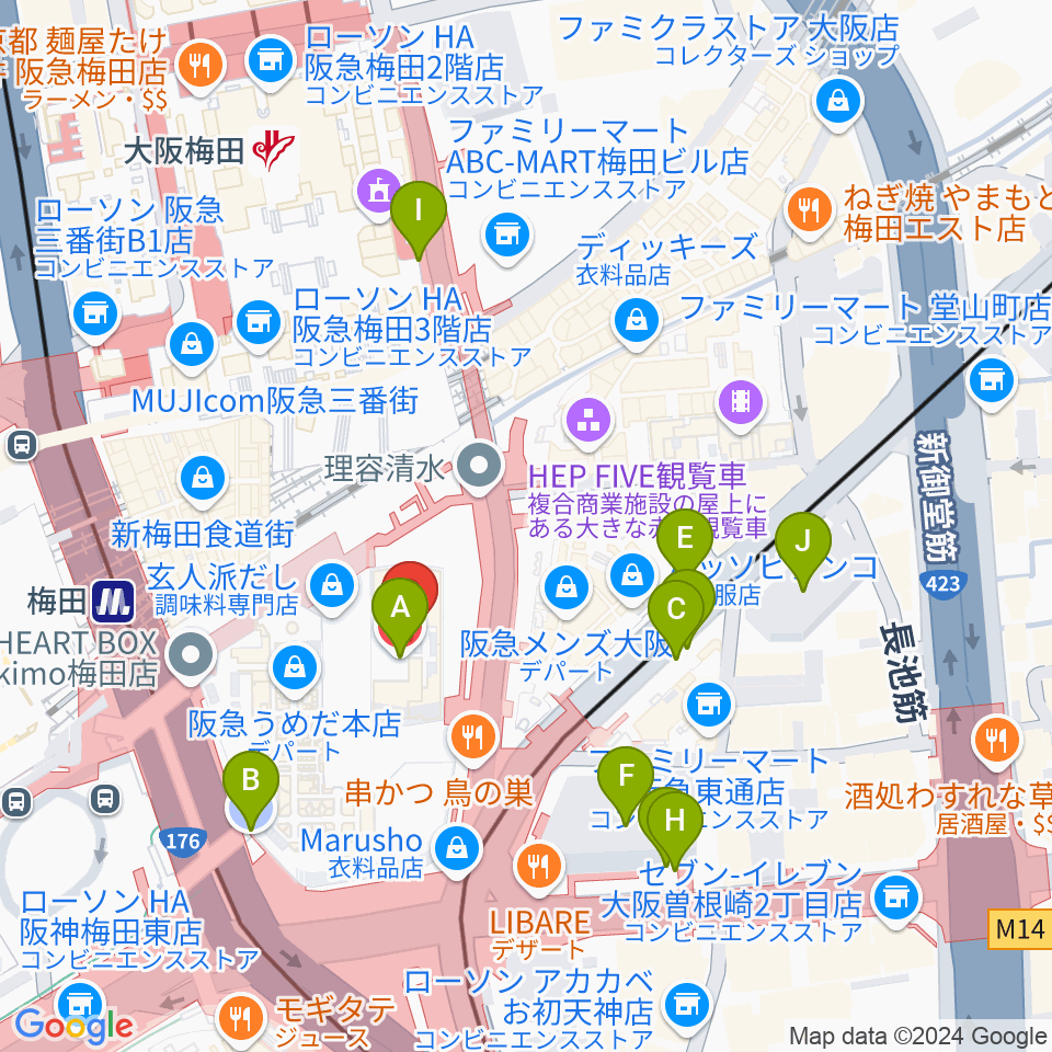 玉田ピアノサウンドビュー23周辺の駐車場・コインパーキング一覧地図