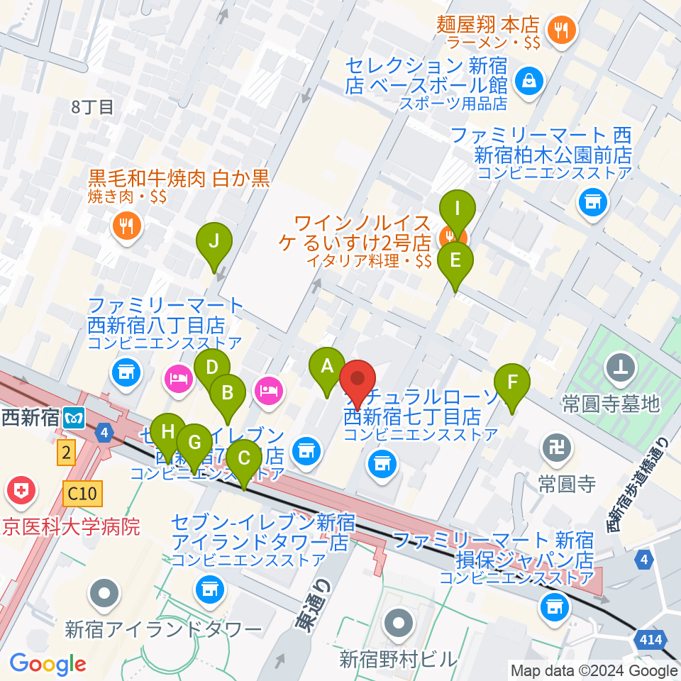 関交協ハーモニックホール周辺の駐車場・コインパーキング一覧地図