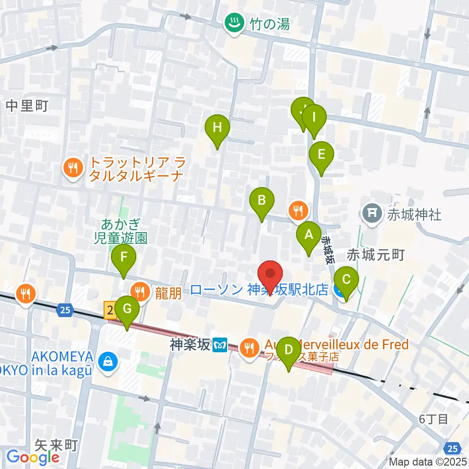 神楽坂セッションハウス周辺の駐車場・コインパーキング一覧地図