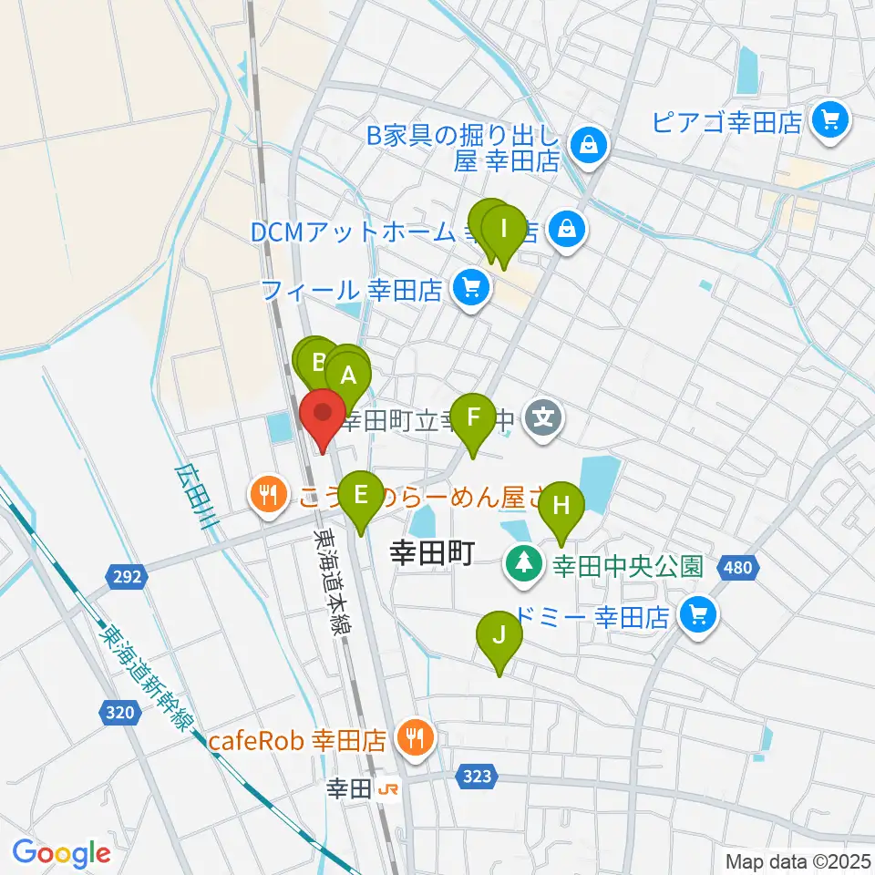 ヴァリアス ルシアリー周辺の駐車場・コインパーキング一覧地図