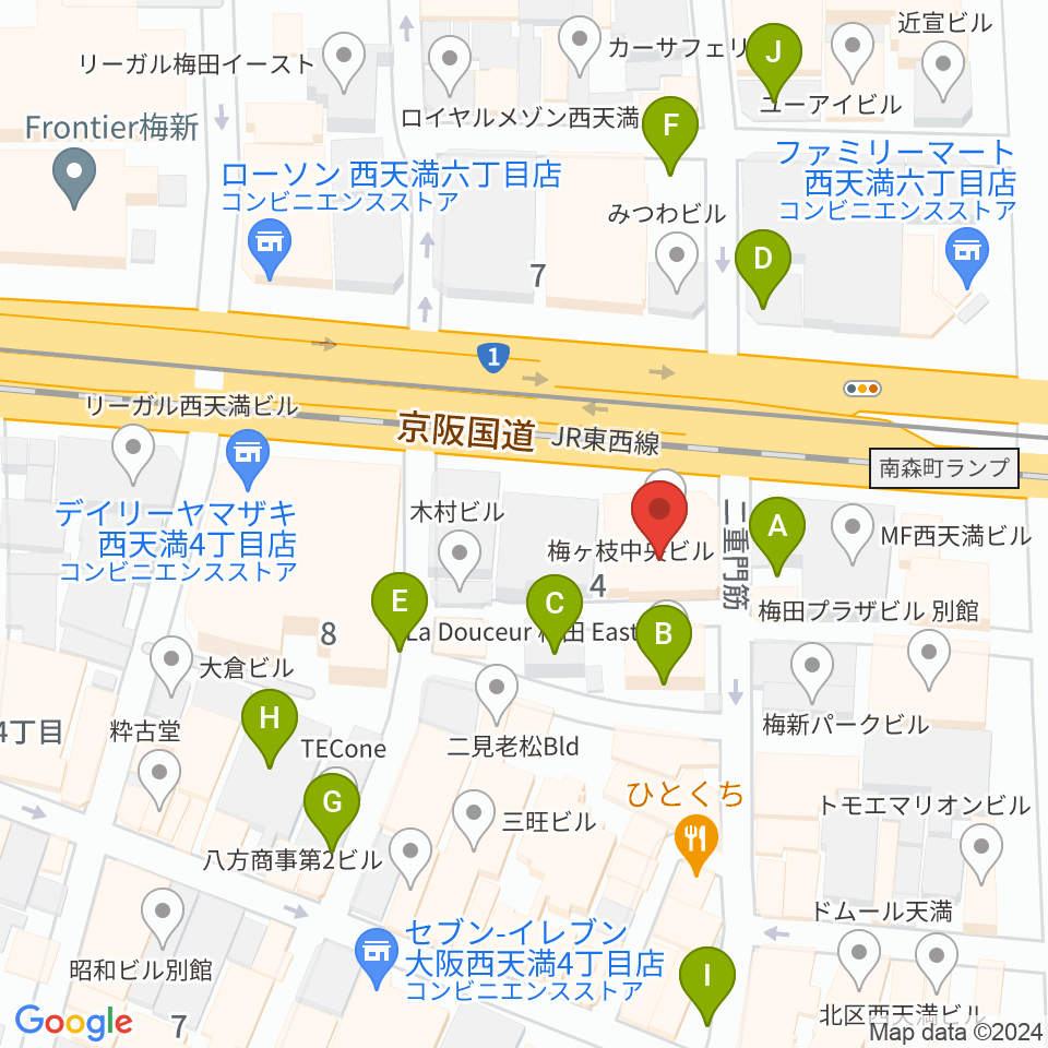 ソープオペラクラシックス梅田周辺の駐車場・コインパーキング一覧地図