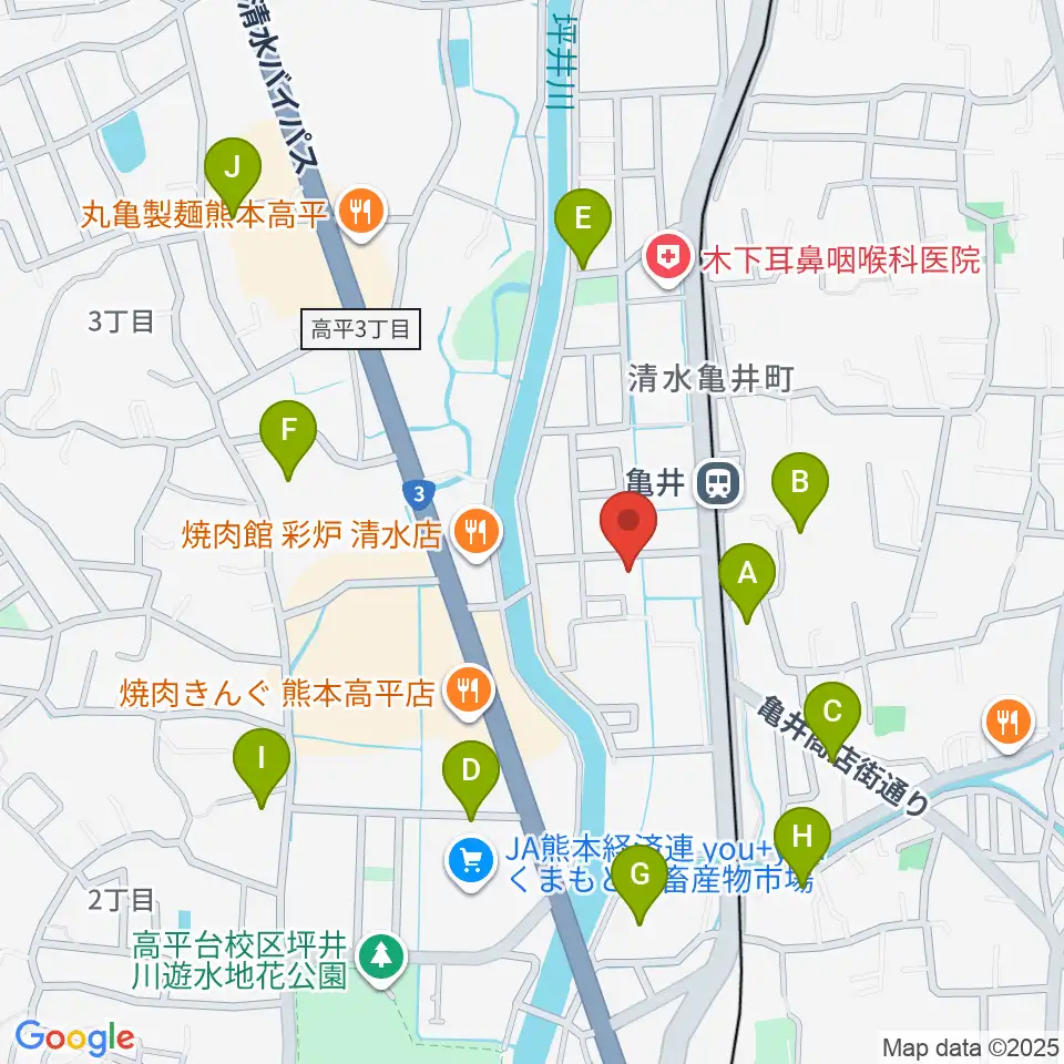大谷楽器 清水教室周辺の駐車場・コインパーキング一覧地図