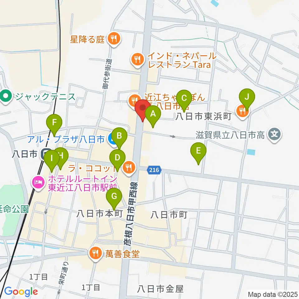 昭和堂楽器周辺の駐車場・コインパーキング一覧地図