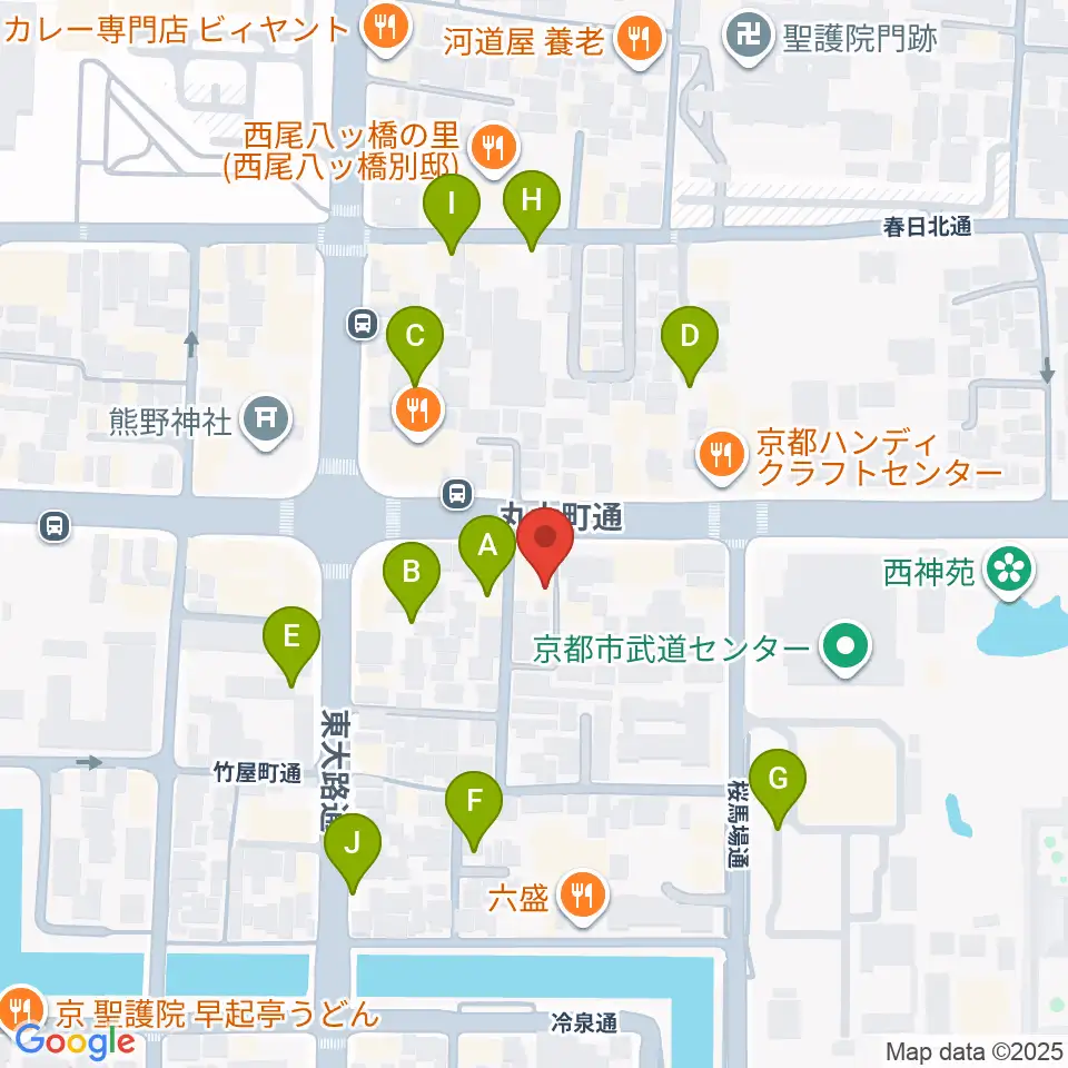 ジャズスポットヤマトヤ周辺の駐車場・コインパーキング一覧地図