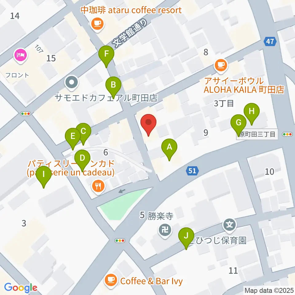 町田ミュージックサロンフォーボイス周辺の駐車場・コインパーキング一覧地図