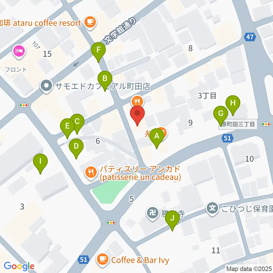 町田ミュージックサロンフォーボイス周辺の駐車場・コインパーキング一覧地図