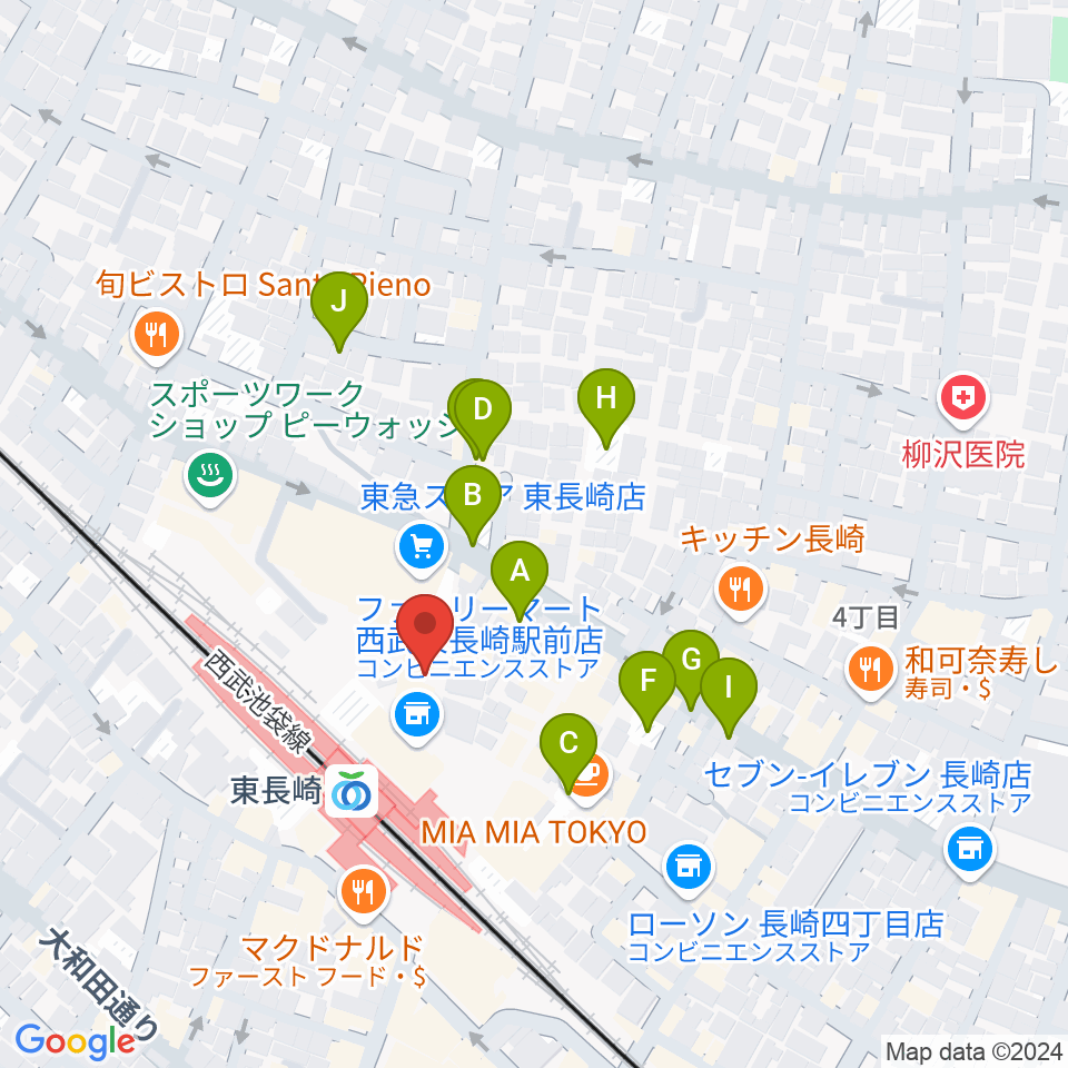 小劇場てあとるらぽう周辺の駐車場・コインパーキング一覧地図