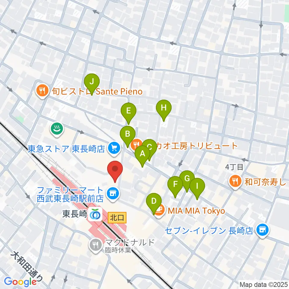 小劇場てあとるらぽう周辺の駐車場・コインパーキング一覧地図