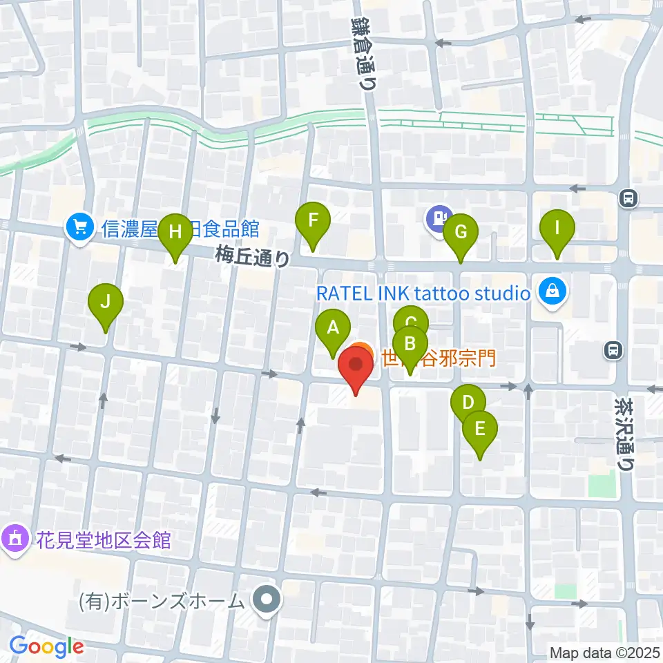 東演パラータ周辺の駐車場・コインパーキング一覧地図