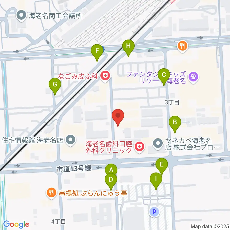 ソルミュージックスクール周辺の駐車場・コインパーキング一覧地図