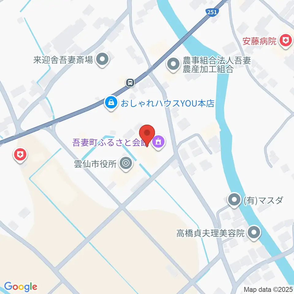 雲仙市吾妻町ふるさと会館周辺の駐車場・コインパーキング一覧地図