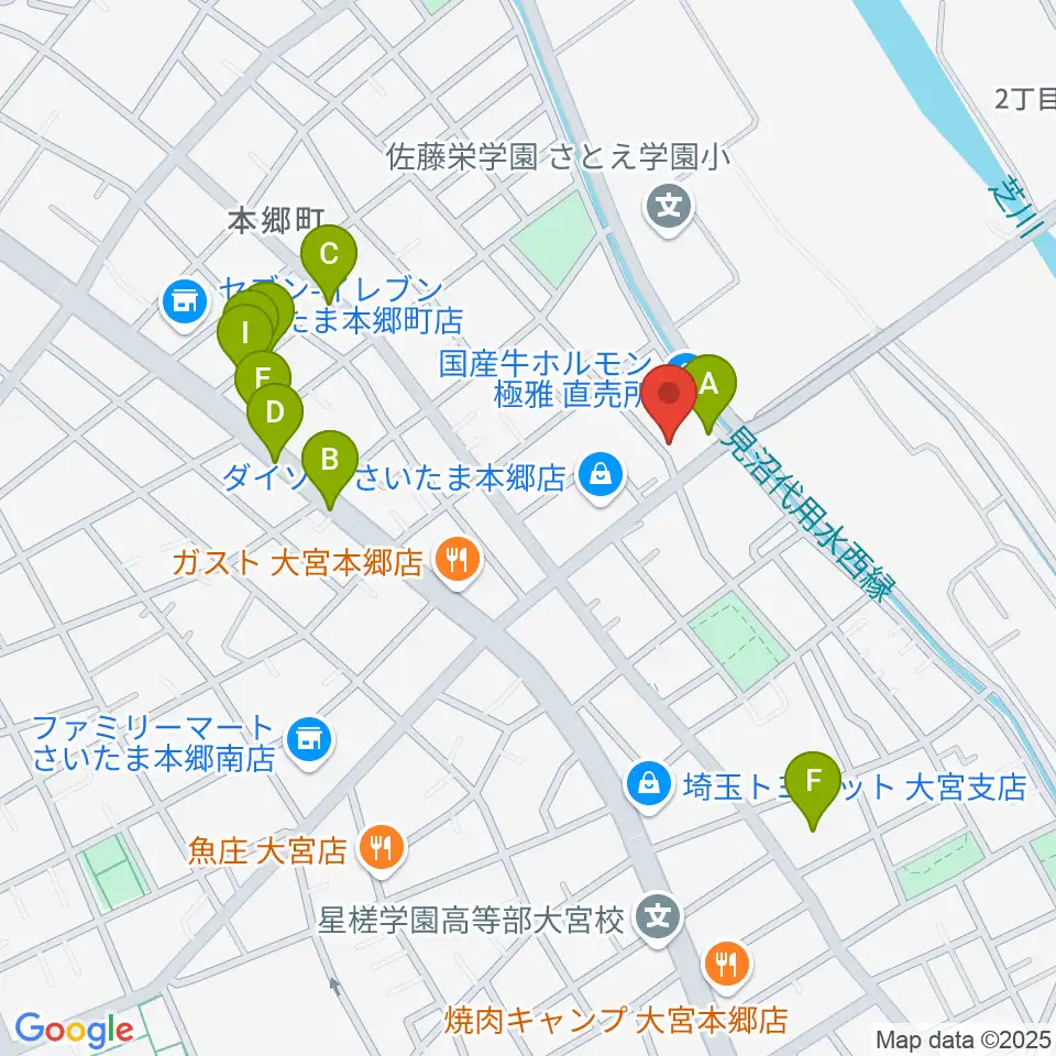 スタジオ・アリア周辺の駐車場・コインパーキング一覧地図