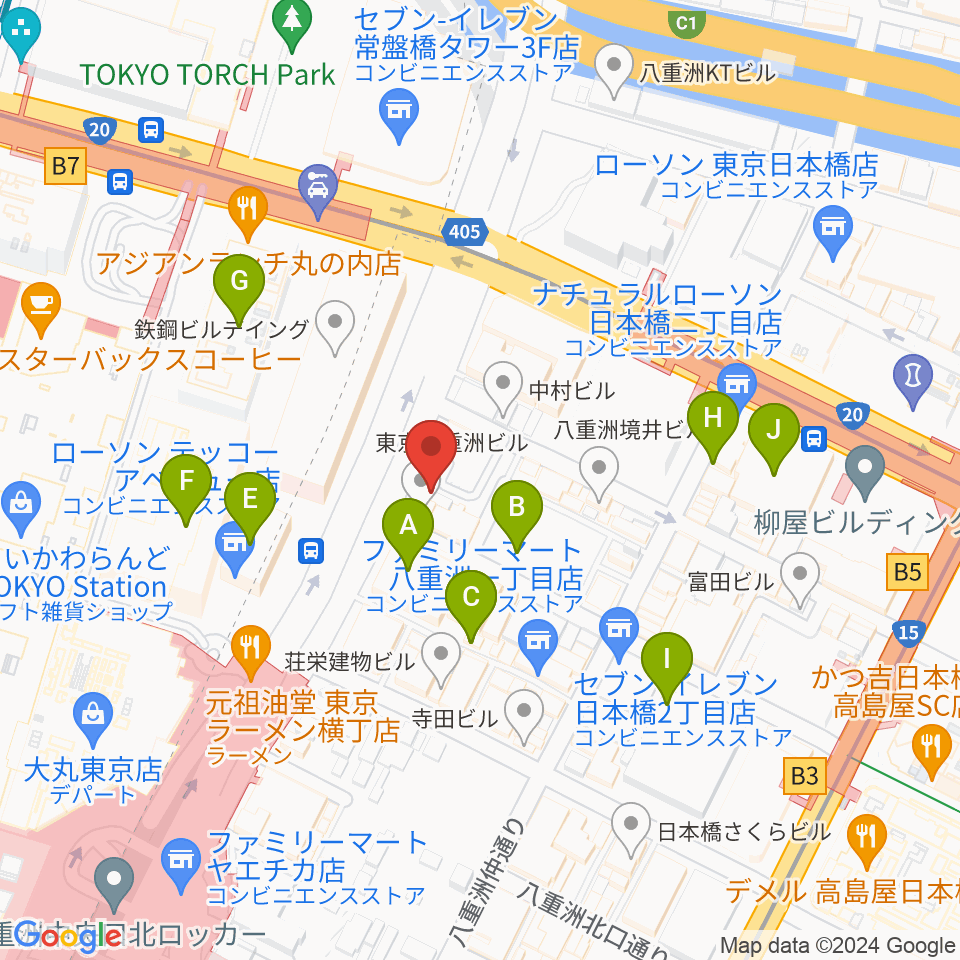シアーミュージック 東京校周辺の駐車場・コインパーキング一覧地図