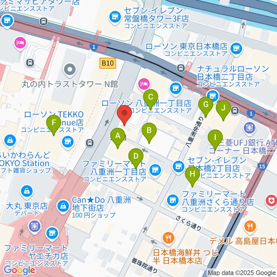 シアーミュージック 東京校周辺の駐車場・コインパーキング一覧地図